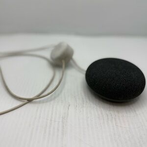 Google Home Nest Mini-pre Owned, Gray Hub With White Charger Cord Model H2C